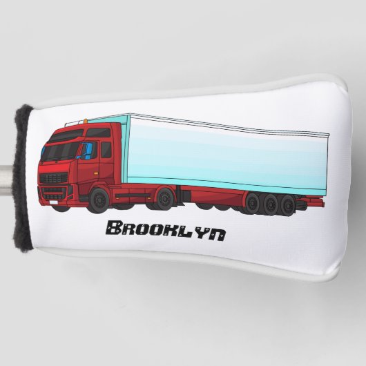 LKW-Darstellung Golf Headcover (Vorderseite)