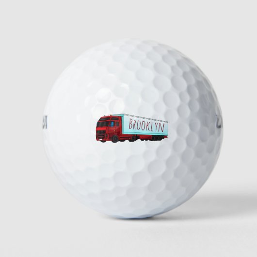 LKW-Darstellung Golfball (Vorderseite)