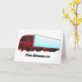 LKW-Darstellung Karte (Gelbe Blume)