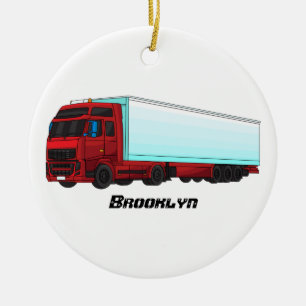 LKW-Darstellung Keramik Ornament