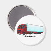 LKW-Darstellung Magnet (Vorderseite/Rückseite)