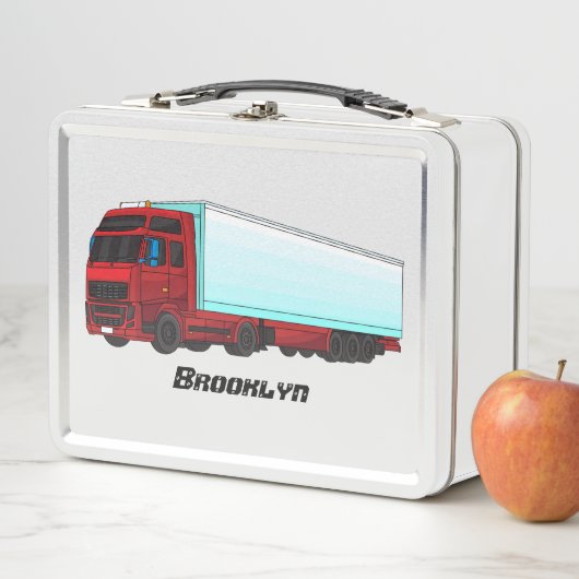 LKW-Darstellung Metall Brotdose (Beispiel)