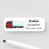 LKW-Darstellung Namensschild (Beispiel)