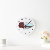 LKW-Darstellung Runde Wanduhr (Zuhause)