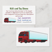 LKW-Darstellung Visitenkarte (Vorne/Hinten)