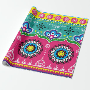 LKW-Design aus Indien und Pakistan, Jingle truc Geschenkpapier