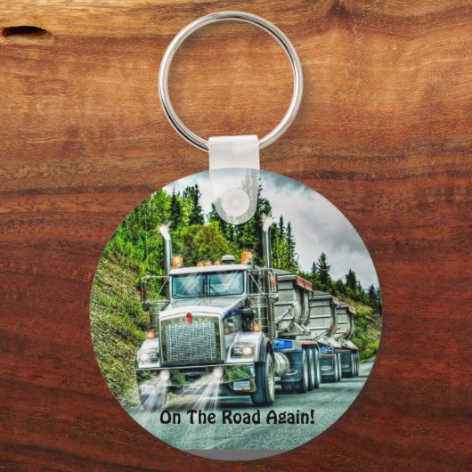 LKW-Design für LKW-Liebhaber Schlüsselanhänger (Vorderseite)