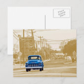 LKW durch die Innenstadt von Georgetown, Texas (AC Postkarte (Vorne/Hinten)