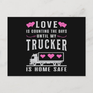 LKW Ehefrau LKW Ehefrau Liebe LKW Funny Geschenk Postkarte