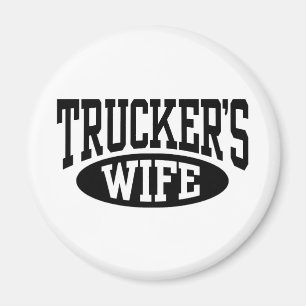 LKW-Ehefrau Magnet