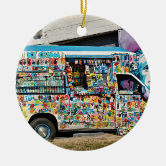 LKW - Eiscreme - Eiscreme Kopfschmerzen Keramik Ornament