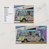 LKW - Eiscreme - Eiscreme Kopfschmerzen Visitenkarte (Vorne/Hinten)