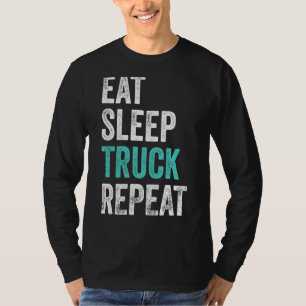 LKW essen LKW-Wiederholungstreiber T-Shirt