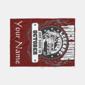 Lkw-Fahrberechtigungen sind im Oktober Geboren Fleecedecke (Vorderseite (Horizontal))