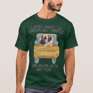 LKW fahrender Hund Anatolischer Schäferhund T-Shirt