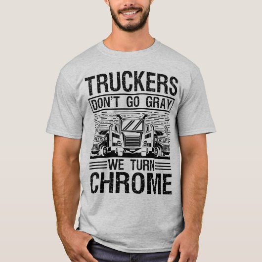 LKW-Fahrer 18 Roller Funny T-Shirt (Vorderseite)