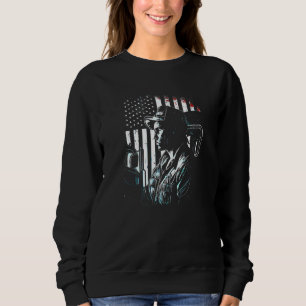 LKW-Fahrer Amerikanische große Sattelschlepper Die Sweatshirt