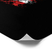 LKW-Fahrer Amerikanischer Fahne LKW-Geschenk Poster (Ecke)