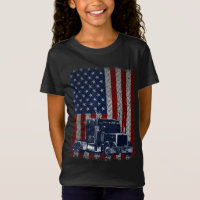 LKW-Fahrer Amerikanischer Fahne LKW-Geschenk