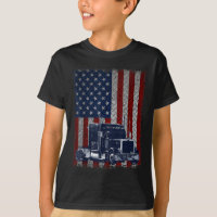 LKW-Fahrer Amerikanischer Fahne LKW-Geschenk