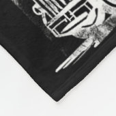 Lkw-Fahrer Amerikanischer Flaggenwächter Vintag Me Fleecedecke (Ecke)