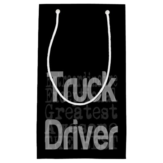 LKW-Fahrer Außerordentliches kleines Geschenkpapie Kleine Geschenktüte (Vorderseite)