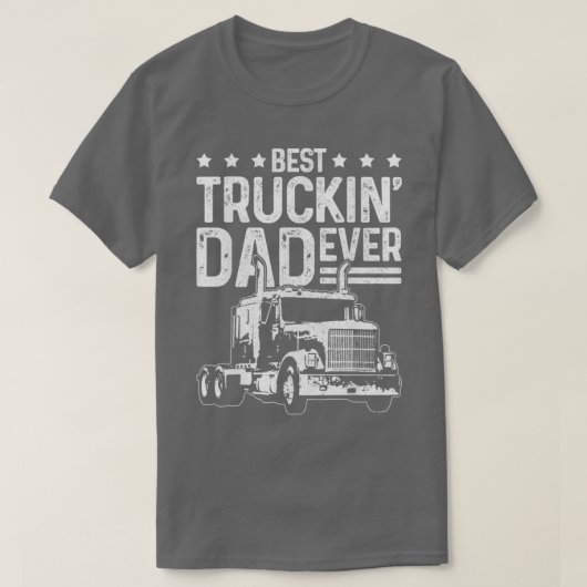 LKW-Fahrer Bester LKW-Vater je Funny T-Shirt (Design vorne)