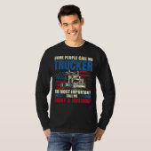 LKW-Fahrer, Daddy & Ehemann T-Shirt (Vorne ganz)