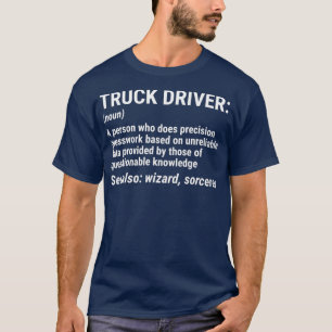 LKW-Fahrer Definition Funny Trucker Geschenk T-Shirt