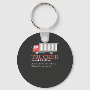 LKW-Fahrer-Definition Schlüsselanhänger