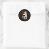 LKW-Fahrer Deutscher LKWs Funny Gift Idea Runder Aufkleber (Tasche)