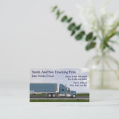 LKW-Fahrer Firmenkarte Visitenkarte (Stehend Vorderseite)