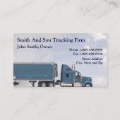 LKW-Fahrer Firmenkarte Visitenkarte (Vorderseite)