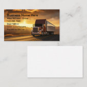 LKW-Fahrer - Frachtgutschiff - Visitenkarten Visitenkarte (Vorne/Hinten)
