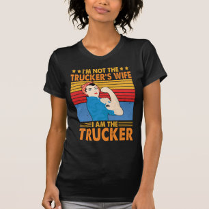Lkw-Fahrer Frau Funny Trucker-Ehefrau T-Shirt