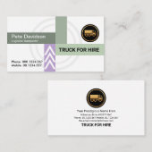 LKW-Fahrer für den Straßenübergang Visitenkarte (Vorne/Hinten)