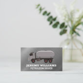 LKW-Fahrer | Gas Petroleum Visitenkarte (Stehend Vorderseite)