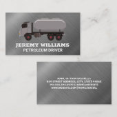 LKW-Fahrer | Gas Petroleum Visitenkarte (Vorne/Hinten)