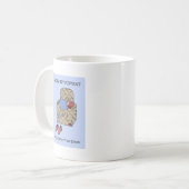 LKW-Fahrer-glücklicher Ruhestand Kaffeetasse (Vorderseite Links)