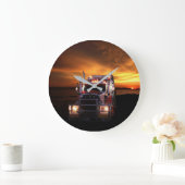 LKW-Fahrer Große Wanduhr (Zuhause)