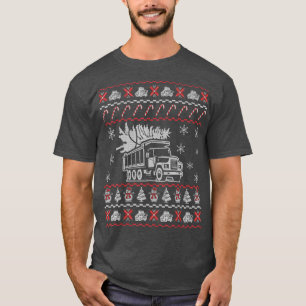 LKW-Fahrer hässlicher Weihnachtspullover lustige G T-Shirt