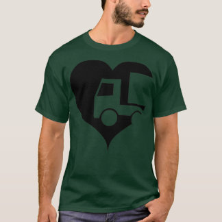 LKW-Fahrer Herzgeschenk T-Shirt