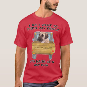 Lkw-Fahrer Hund Anatolischer Schäferhund T-Shirt