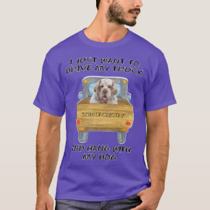 Lkw-Fahrer Hund Klumber Spaniel T-Shirt