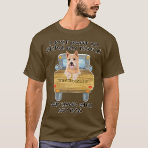 Lkw-Fahrer Hund Norwich Terrier T-Shirt