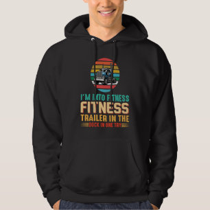 LKW-Fahrer Ich bin in Fitness LKW-Fahrer Retro LKW Hoodie