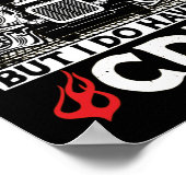 LKW-Fahrer Ich habe möglicherweise keinen PC, den Poster (Ecke)