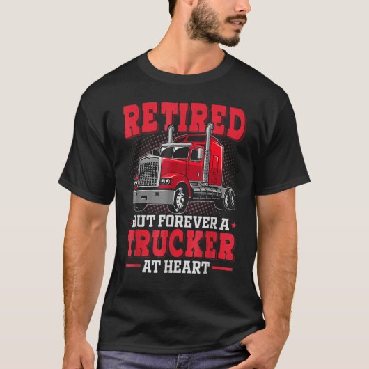 LKW-Fahrer im Herzen T-Shirt (Vorderseite)