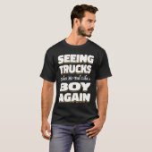 LKW-Fahrer Junge LKW Big Rig Old Man Trucker T-Shirt (Vorne ganz)