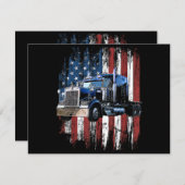 LKW-Fahrer LKW-Fahrer Gi Einladung (Vorne/Hinten)